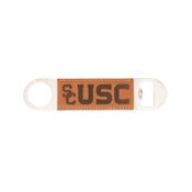 USC Trojans Brown SC Interlock Ultra Suede Bar Blade Bottle Opener
